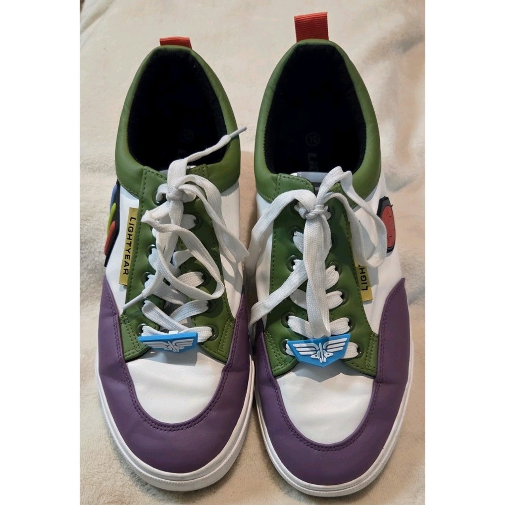 BUZZ LIGHTYEAR TENNIS SHOES MENS SIZE 10 GROUND UP DISNEY PIXAR SC - Picture 3 of 6
